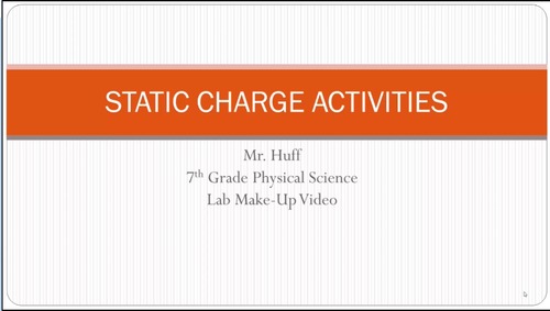 Preview of Static Electricity (Static Charge) Activities - VIDEO
