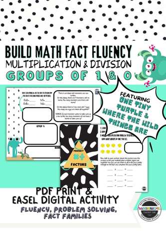 Multiplication and Division Lessons and Activities | Groups of 1 & 0