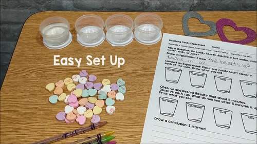 Valentine S Day Candy Science Experiment By Primary Paradise Tpt