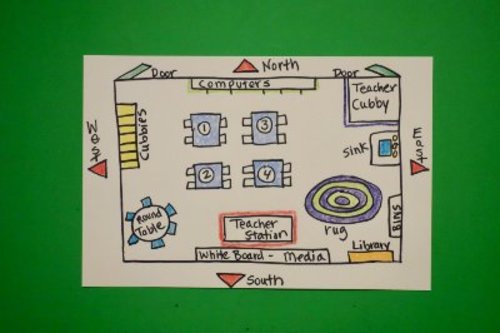 Preview of Let's Draw an Elementary Classroom Map!