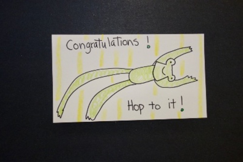 Preview of Let's Draw a Congratulations Frog!