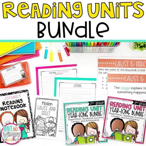 Character Response Fiction Reading Unit with Centers SECOND GRADE