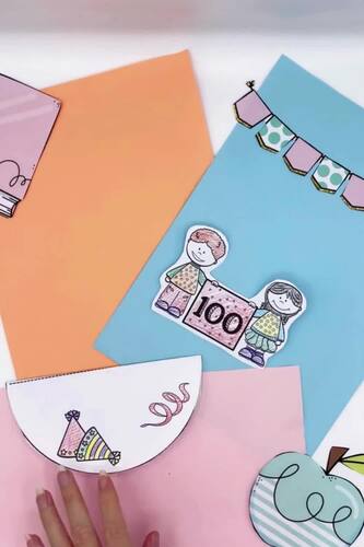 100th Day of School Activities Kindergarten 1st Grade by Crayon Lane Teach