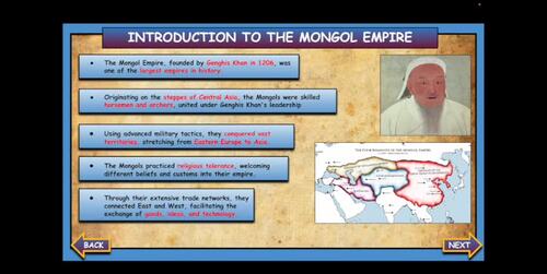 The Mongol Conquest and Yuan Dynasty Powerpoint.L48. Genghis Khan ...