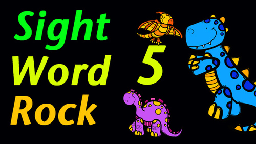 Preview of Sight Word Rock 5 Video (Fry's Sight Words 41-50)