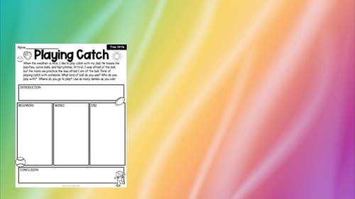 2nd Grade May Writing Prompts | Spring Writing | Print and Digital