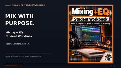 Mixing & EQ Workbook | Music Production & Audio Engineering | Grades 8–12
