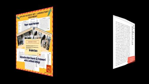 Applied Science Interactive Puzzles & Quiz Bundle 10-12th Graders