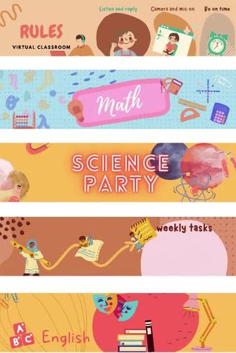 Animated Functional Google Classroom Headers by doubless | TPT