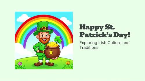 Happy St. Patrick’s Day! Presentation | Irish Culture & Traditions ...