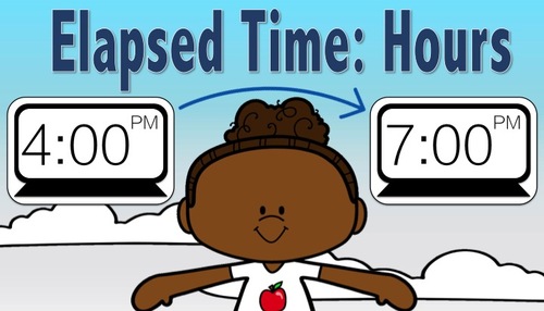 Preview of Elapsed Time: Hours: Math Brain Break