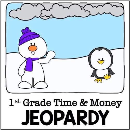 Winter Jeopardy Digital Game Show 1st Grade Time & Money TpT