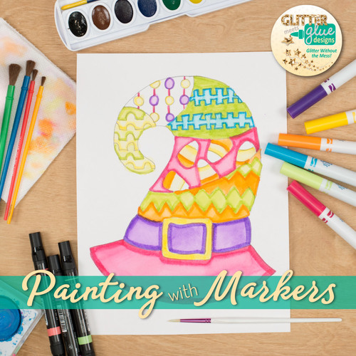 Art Project Game Companion Painting With Markers Video Tips