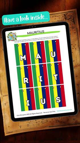 Mauritius Unit Study & Geography Pack | Africa Montessori Activities