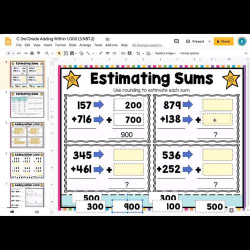 3rd Grade 3-Digit Addition With Regrouping - Digital ...