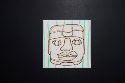 Preview of Let's Draw an Olmec Colossal Head!