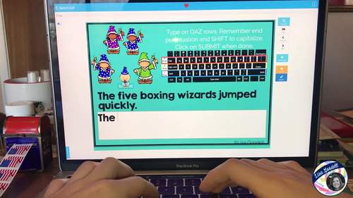 Typing Quiz BOOM CARDS No Prep INTERNET ACTIVITIES by Lisa Goodell
