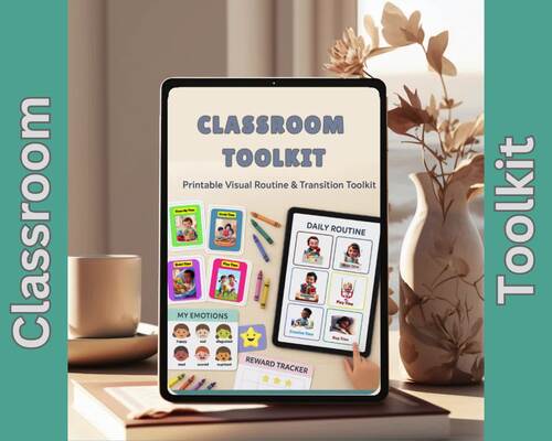 The Calm Mom Classroom™ A Visual Routine & Transition Toolkit | TPT