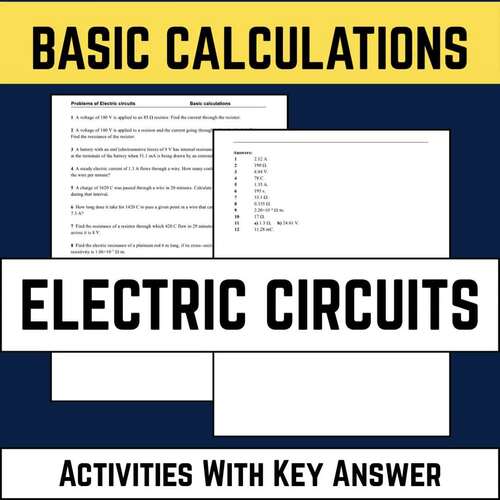 Electric Circuits Practice: Ohm’s Law, Resistivity, & Charge Calculations