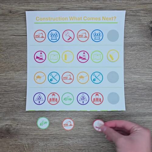 Construction Pattern Sequencing – What Comes Next by HH Fun and Learning