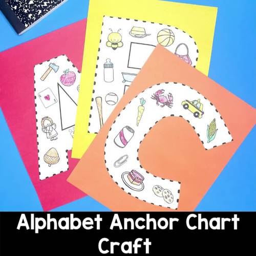 Alphabet Letter Crafts Posters Worksheets Letter Names letter