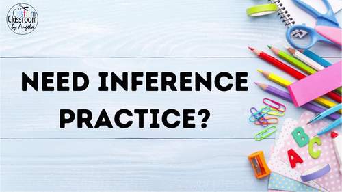 Inference Task Cards | Reading Comprehension | Differentiated | Print ...