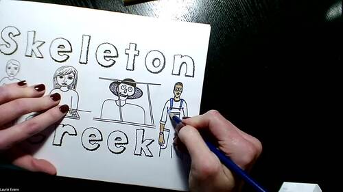Skeleton Creek Novel Study PowerPoint & First Chapter Friday Coloring ...