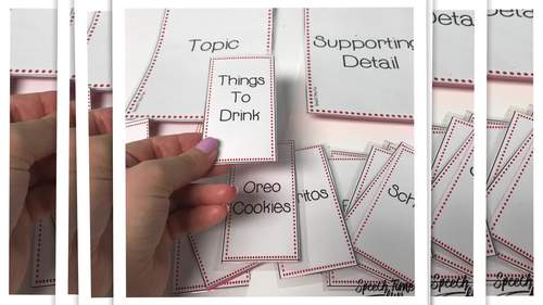 4 Square Writing Approach for SLPs by Speech Time Fun | TpT