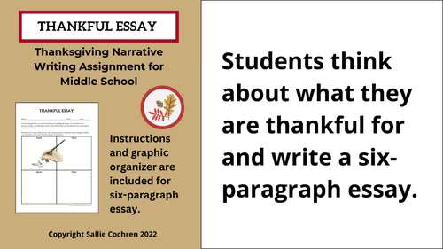 thankful for essay