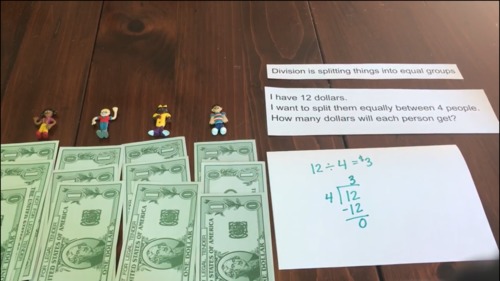 Division Video 3 12 Divided By 4 By Math And Robotics With Melissa M