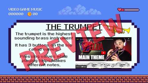 Instruments of the Orchestra - Video Game Presentation! (editable)