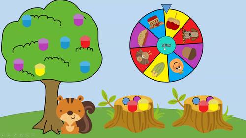 Acorn Snack Attack -CUSTOMIZABLE! | Interactive PowerPoint | Distance Learning |