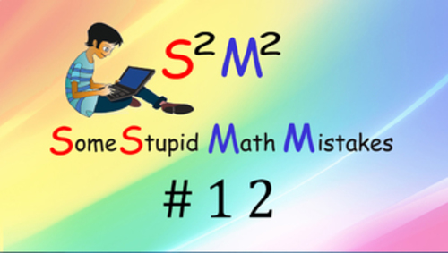 Preview of Mathematics Common math mistakes #12 (BODMAS rule)