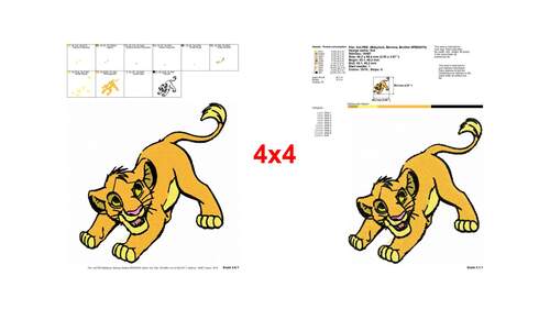 The Lion King Simba Cub Dynamic Pouncing Running Roaring And Playful ...