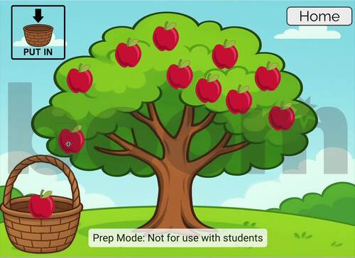 Apple Tree Core Vocabulary Practice by SpeechBytheBeach29 | TPT