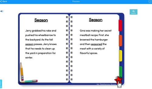 Context Clues & Multiple Meaning Words (Boom Card Lesson) (No Print)