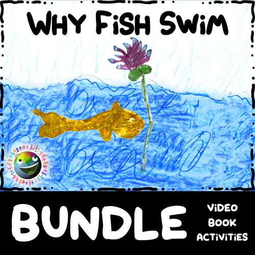Preview of Kids Stories BUNDLE - "Why Fish Swim" - Video, Book & Activities