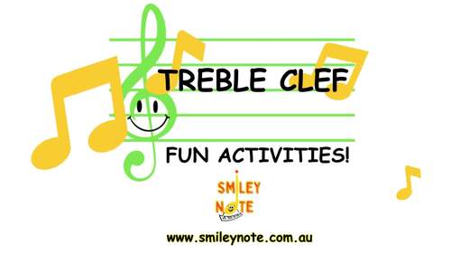 Preview of Treble Clef Fun Activities FREE video | Fun Music Lesson For Kids