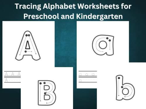 Alphabet Tracing Worksheets for Preschool and Kindergarten | Handwriting