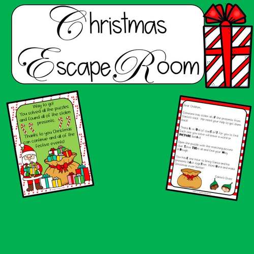 Christmas Activities Christmas Escape Room Activity by Hands On