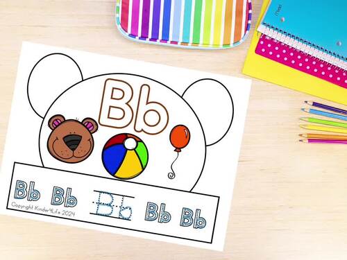 NO PREP Alphabet Crowns/Hats Craft Letter of the Week Headbands 26 Letters