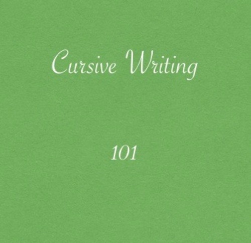 Preview of Cursive Writing Lesson 3