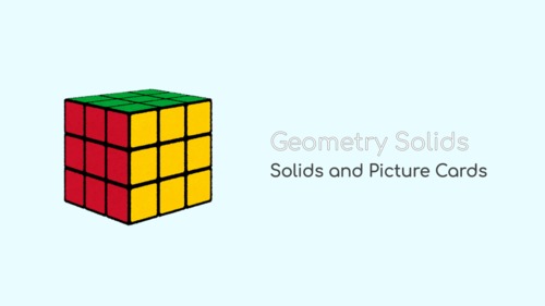 Preview of Montessori Geometry Solids: Match with Picture Cards Presentation