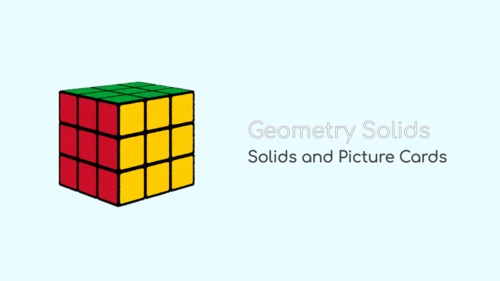 Preview of Montessori Geometry Solids: Match with Picture Cards Presentation