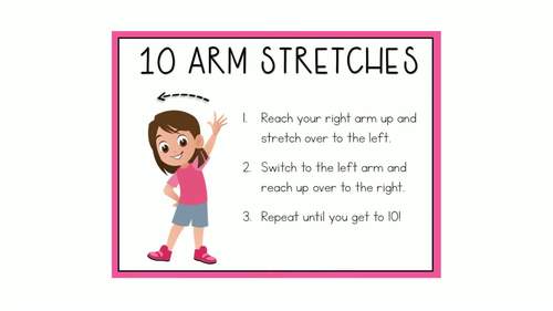 100th Day of School Exercise Task Cards by Making Lemonade in the Classroom