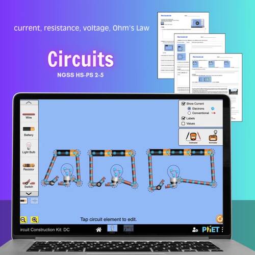 Circuits Lab w/ PhET Simulation (Ohm's Law)