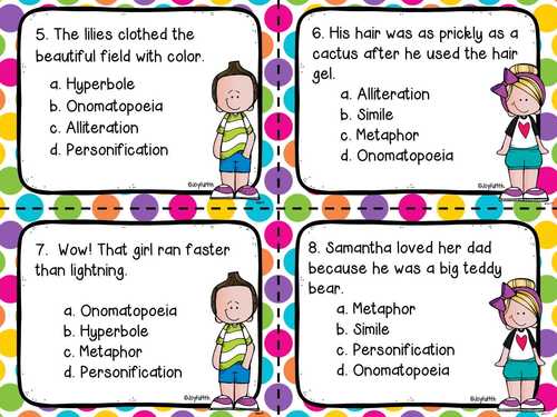 Figurative Language Task Cards (Set 2) | Digital & Print by Joyful 4th