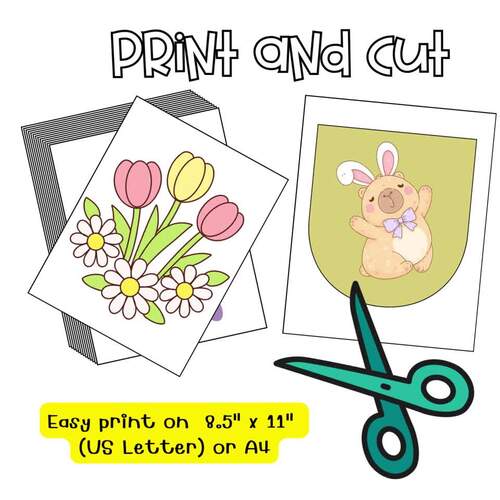 Easter Capybara Bulletin Board Kit | Hoppy Easter Classroom Decor ...