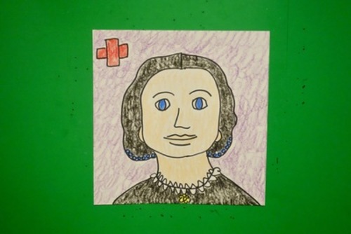 Preview of Let's Draw Clara Barton!