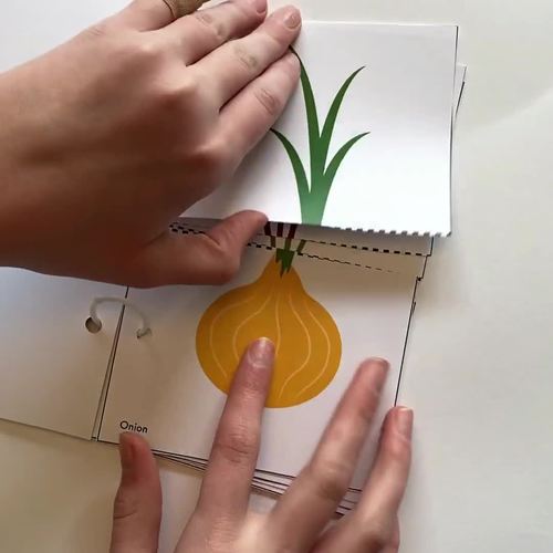 Tops and Bottoms Root Vegetable Flip Book by Karyn- Teach Beside Me